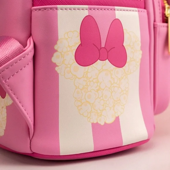 Loungefly Disney Minnie Mouse Popcorn Ears Mini Backpack - Exclusive - Rare - Picture 7 of 10